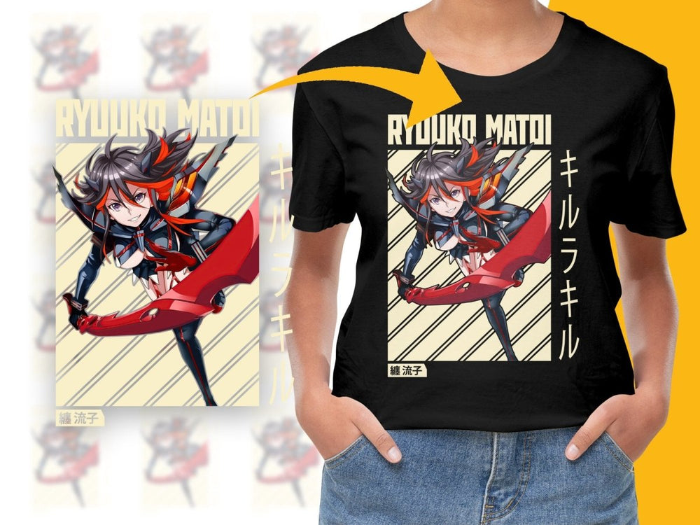 Ryuko Matoi Anime Character PNG File - Teepew
