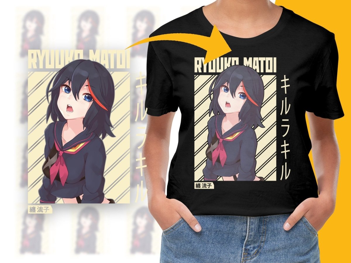Ryuko Matoi Anime Character PNG File - Teepew