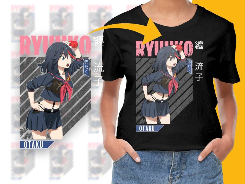 Ryuko Matoi Anime Character PNG File Digital - Teepew