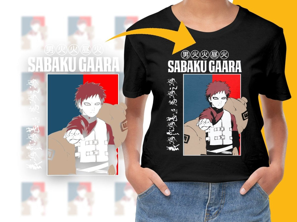 Sabaku Gaara Anime Graphic PNG File - Teepew