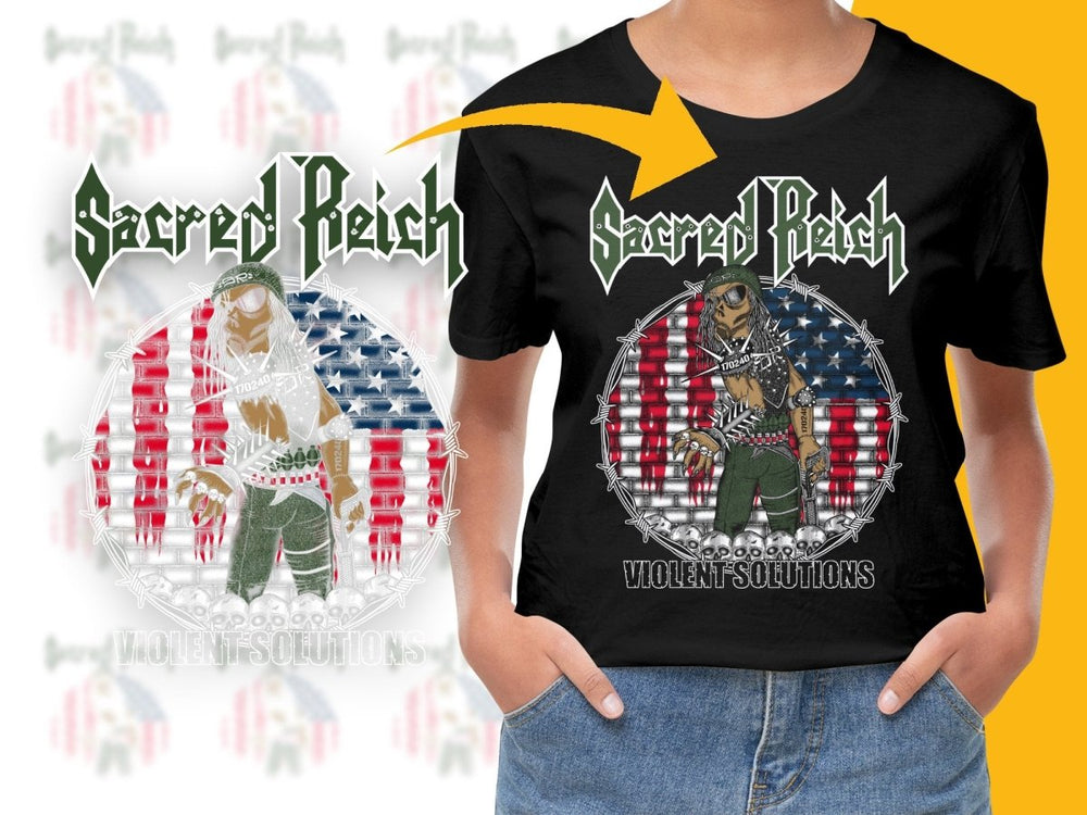 Sacred Reich American Flag Design PNG File - Teepew