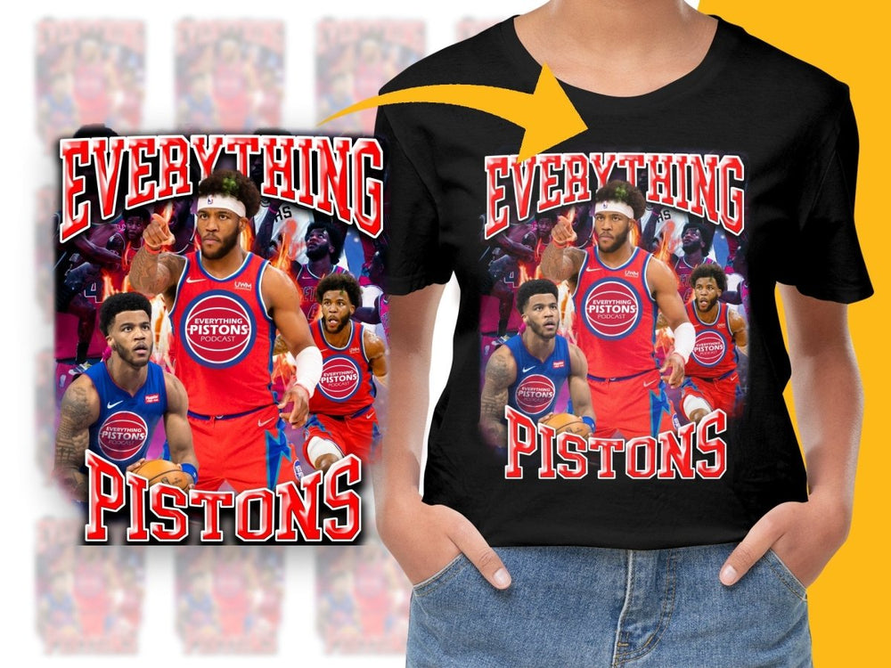 Saddiq Bey Everything Pistons Basketball Superstar Bootleg PNG File - Teepew