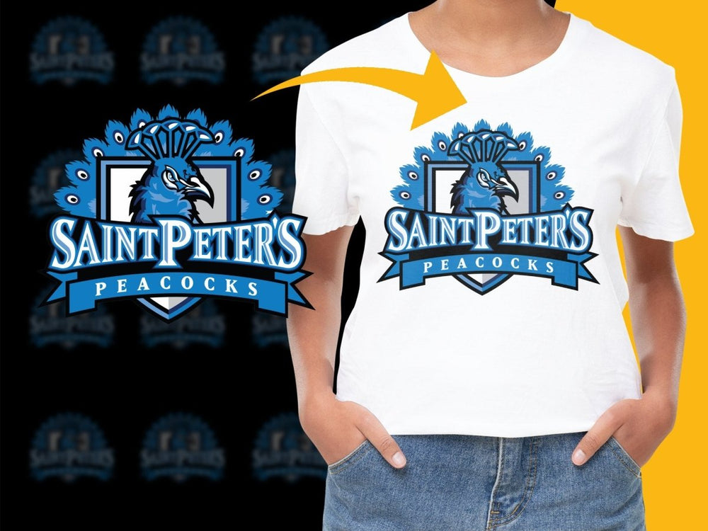 Saint Peter's Peacocks College Football PNG File - Teepew