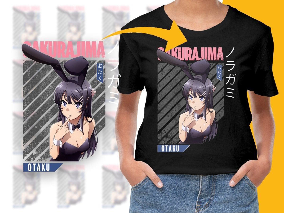 Sakurajima Mai Bunny Girl Anime Character PNG Digital - Teepew