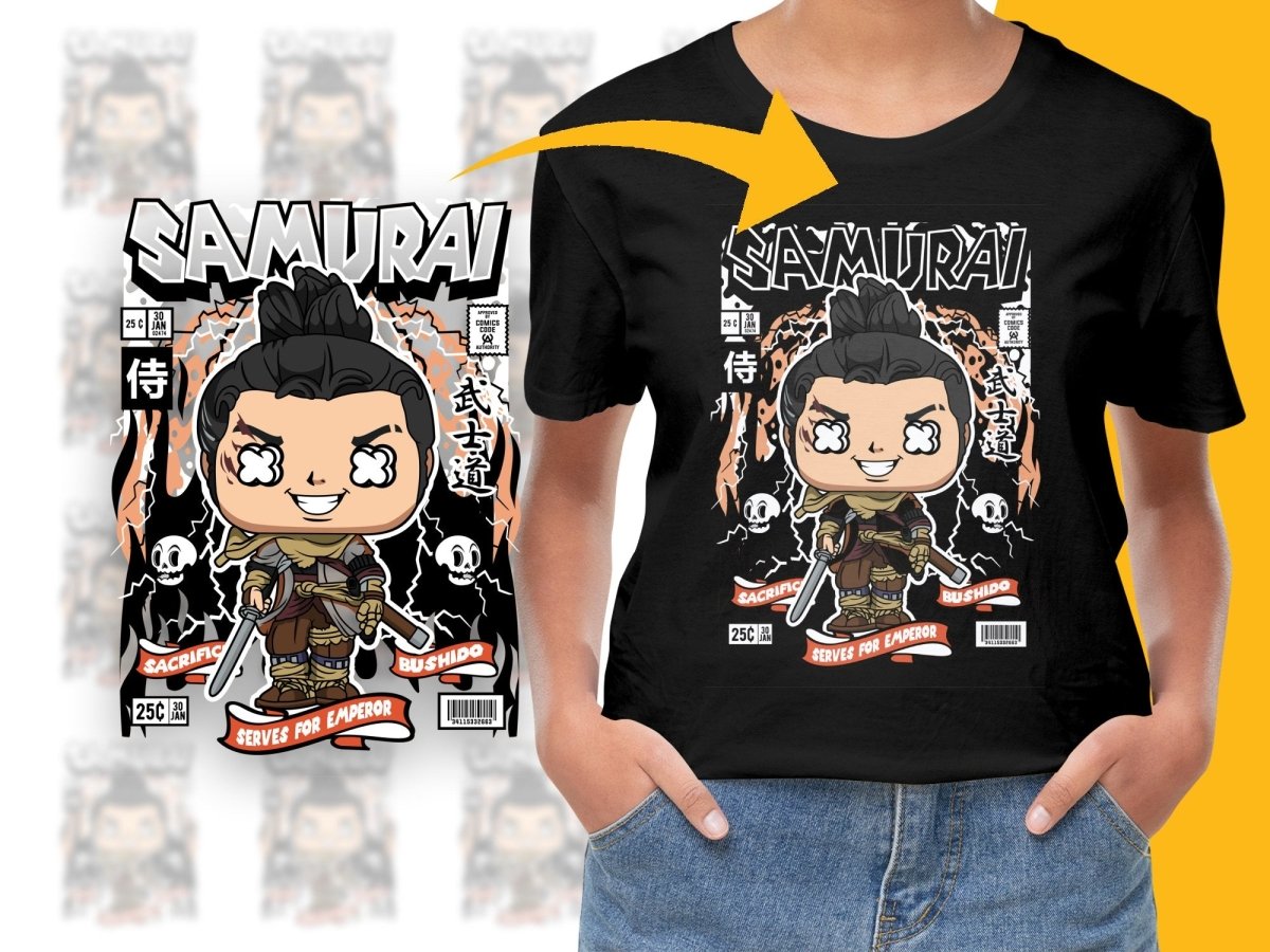 Samurai Popculture PNG File - Teepew