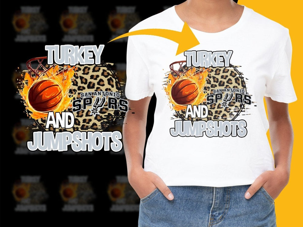 San Antonio Spurs Turkey and Jumpshots PNG File - Teepew