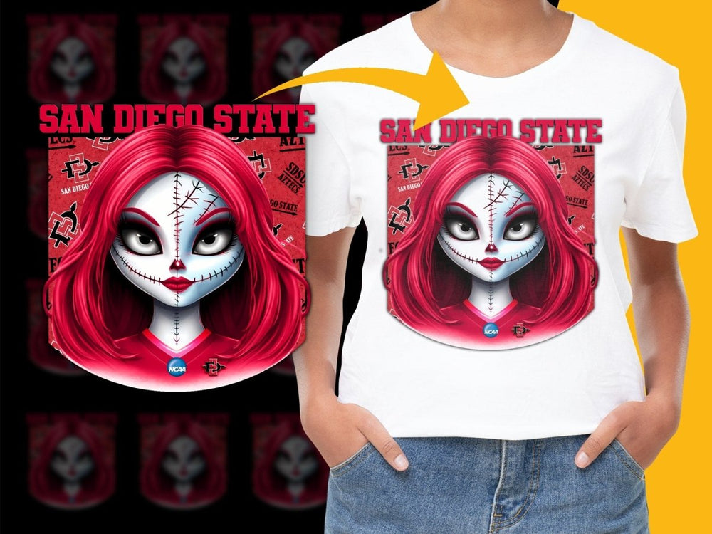 San Diego State Aztecs NCAA College PNG File - Teepew