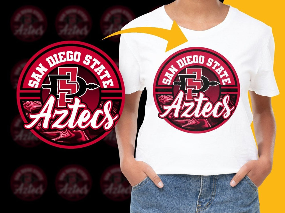 SAN DIEGO STATE AZTECS NCAA College PNG File - Teepew