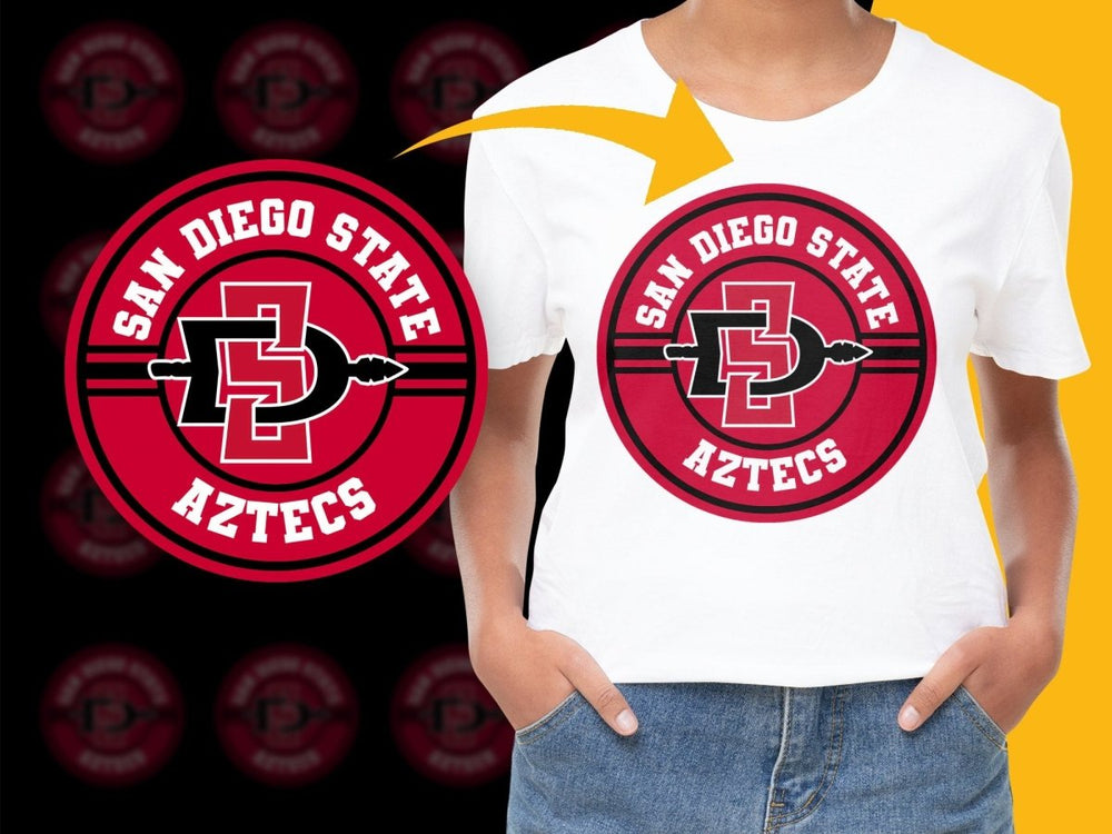 SAN DIEGO STATE AZTECS NCAA College PNG File - Teepew