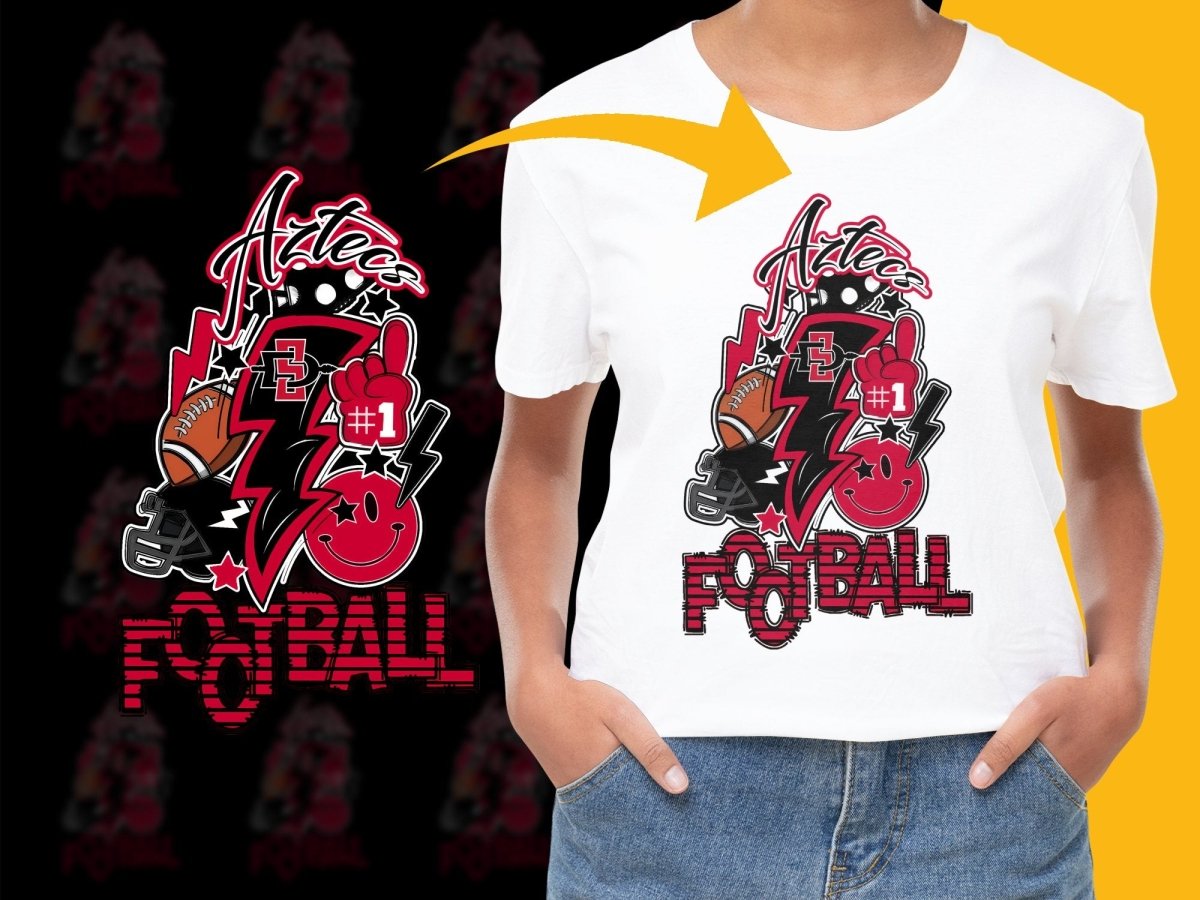 San Diego State Aztecs NCAA College PNG File - Teepew