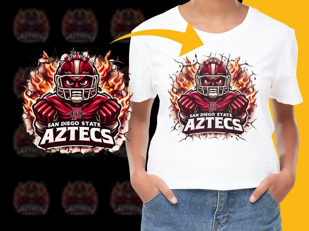 San Diego State Aztecs NCAA Football PNG File - Teepew