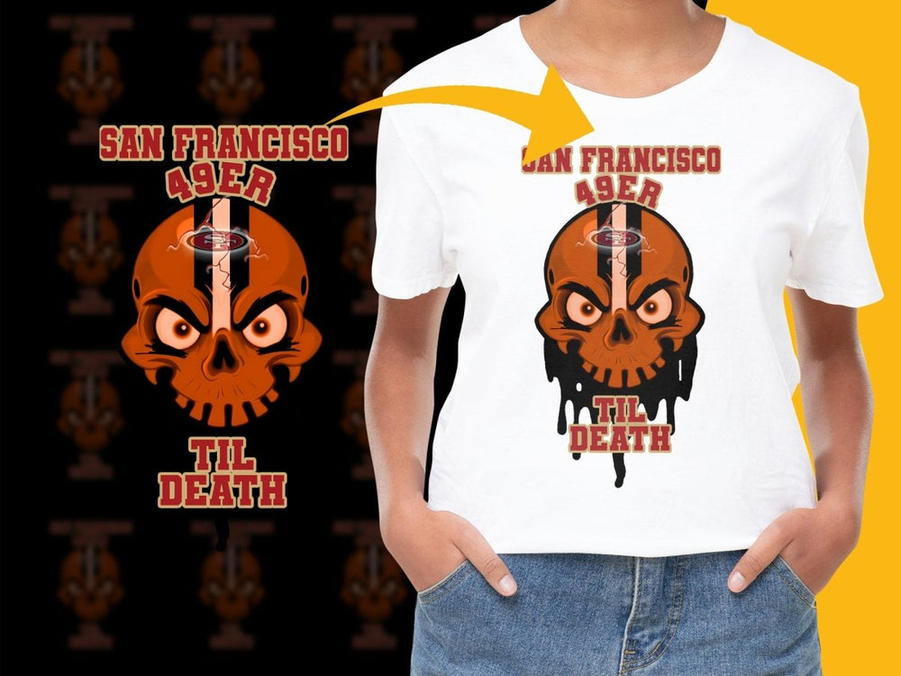 San Francisco 49er Til Death Graphic PNG File - Teepew