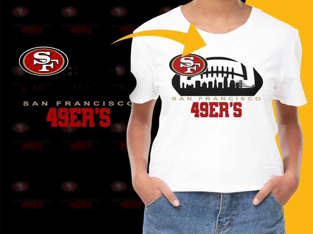 San Francisco 49ers City Skyline Graphic PNG File - Teepew