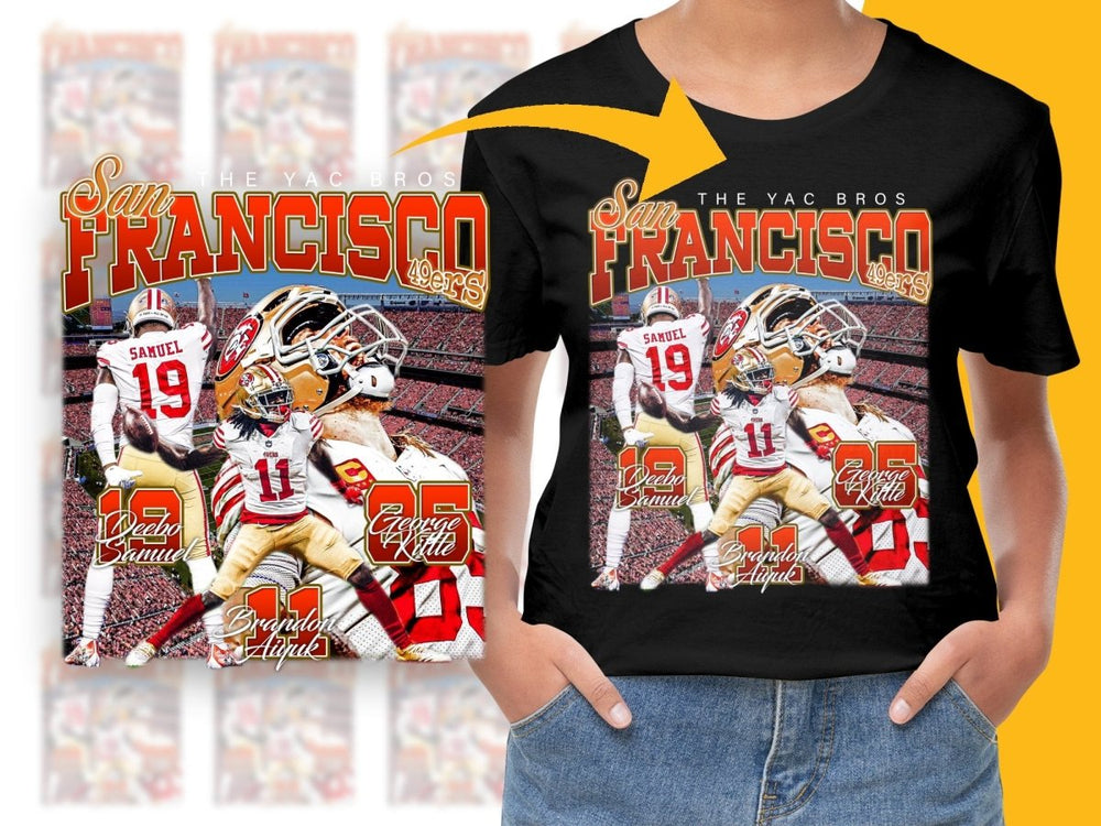 San Francisco 49ers Football Player Bootleg PNG File - Teepew