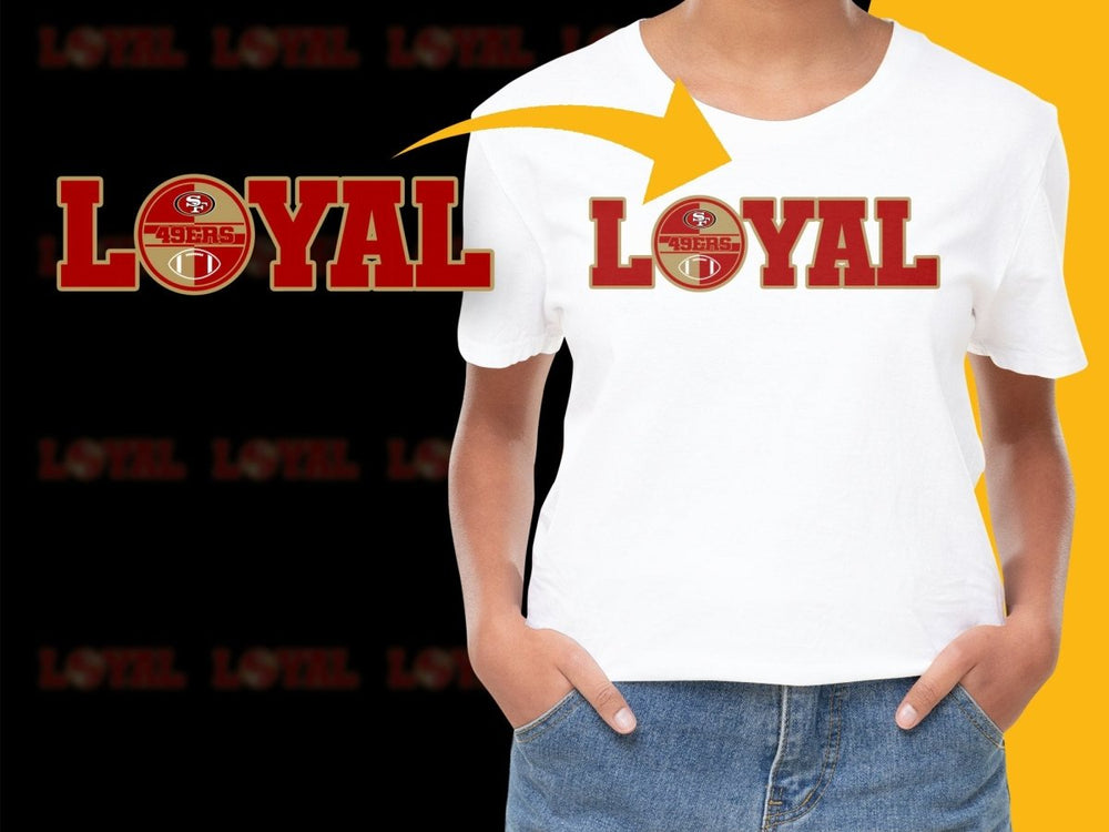 San Francisco 49ers Loyal Graphic Design PNG File - Teepew