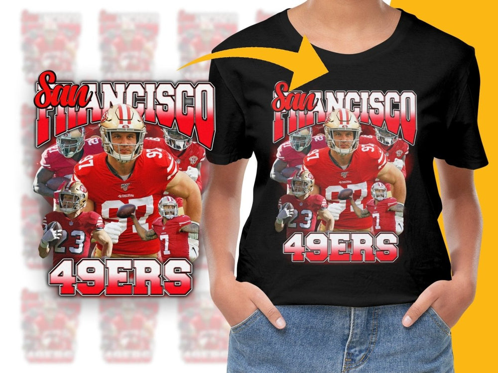 San Francisco 49ers NFL Football Bootleg PNG File - Teepew