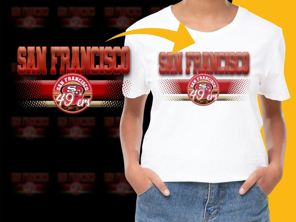San Francisco 49ers Team Spirit Graphic PNG File - Teepew