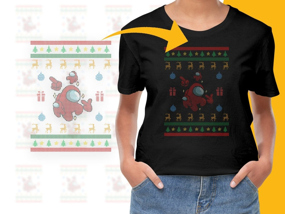 Santa Claus Christmas Themed Patterned PNG File - Teepew