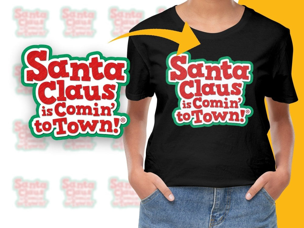 Santa Claus is Comin' to Town Christmas PNG File - Teepew