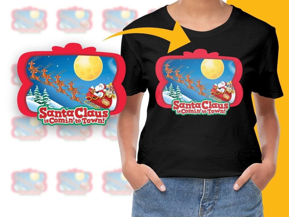 Santa Claus Is Comin' to Town Christmas PNG File - Teepew
