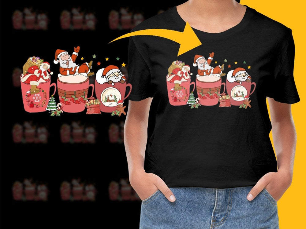 Santa Claus Themed Festive Christmas PNG File - Teepew