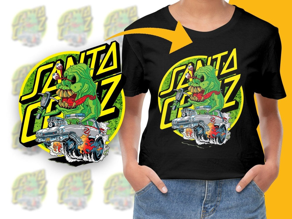 Santa Rat Fink Graphic Men's Casual PNG File - Teepew
