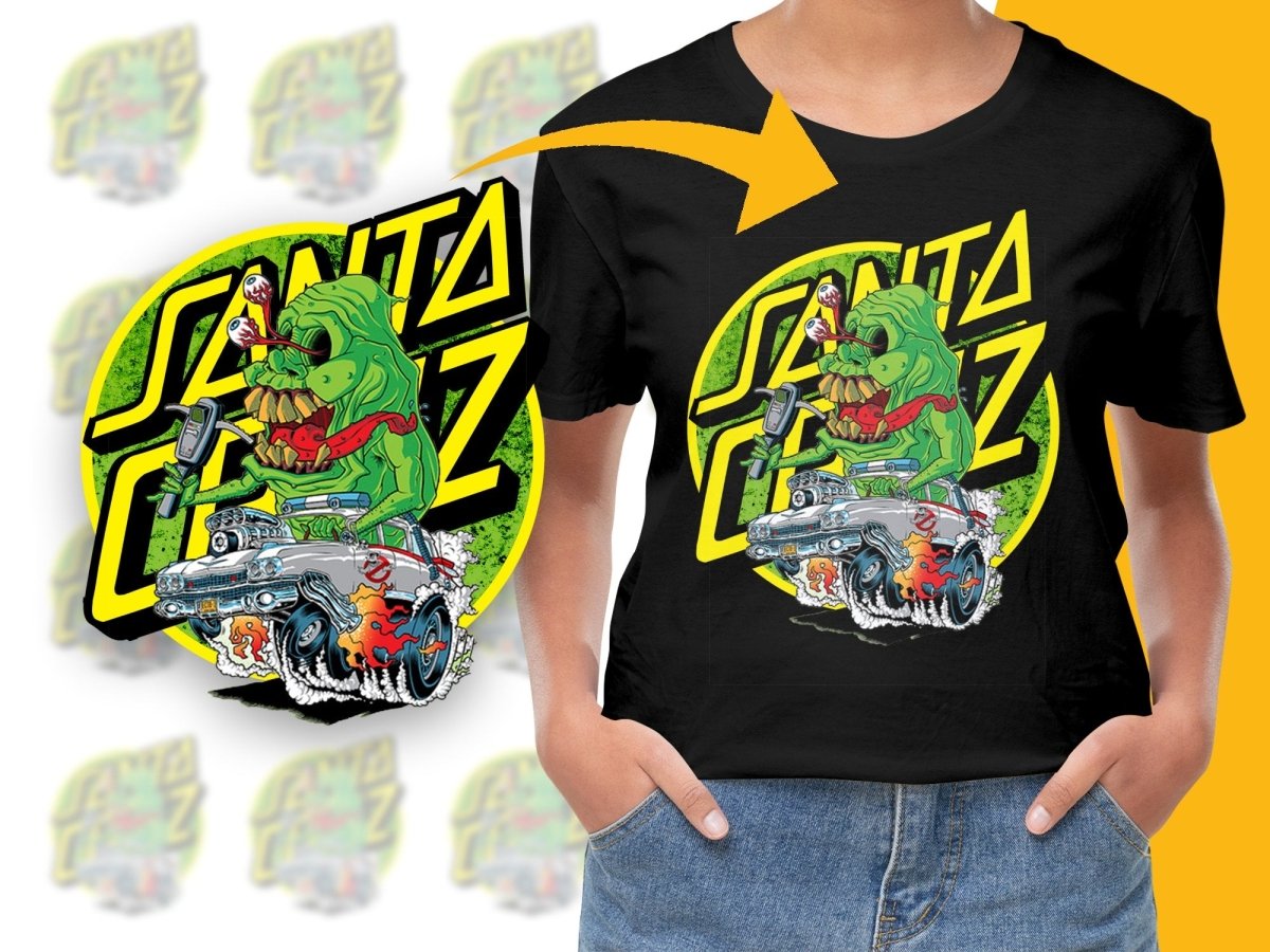 Santa Rat Fink Graphic Men's Casual PNG File - Teepew