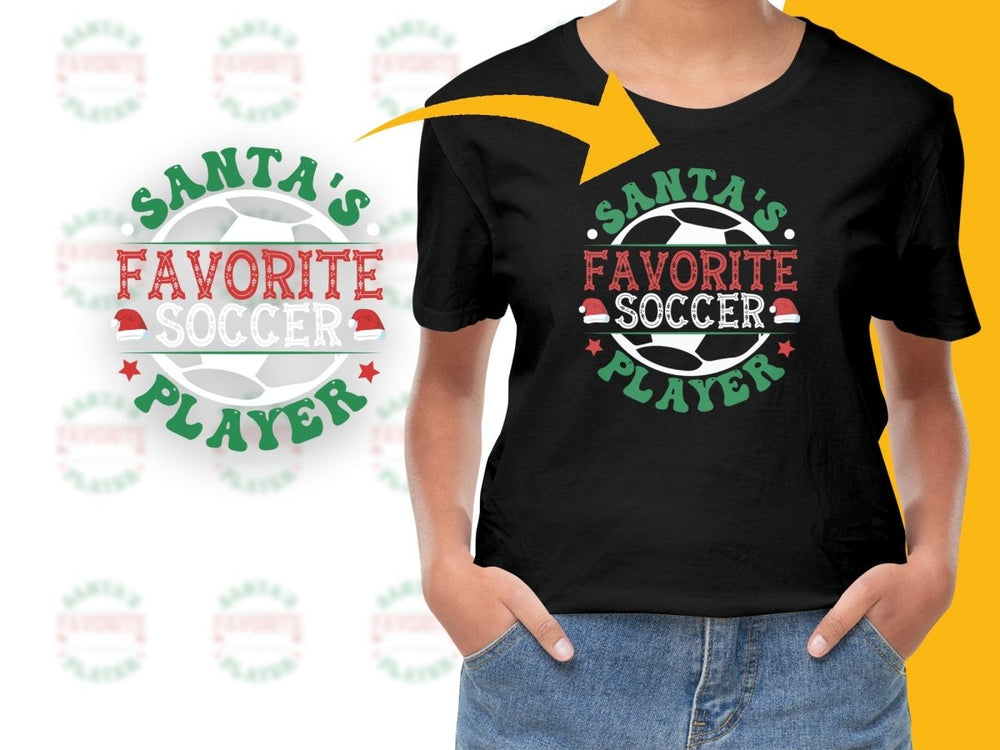 Santa's Favorite Player Christmas Themed PNG File - Teepew