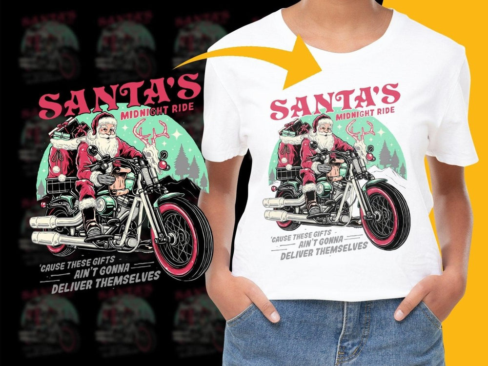 Santa's Midnight Ride Christmas PNG File - Teepew