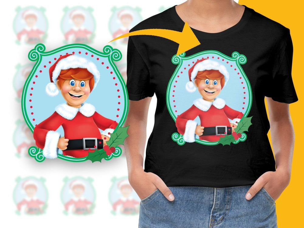 Santa's Special Helper Elf Christmas Cartoon PNG File - Teepew