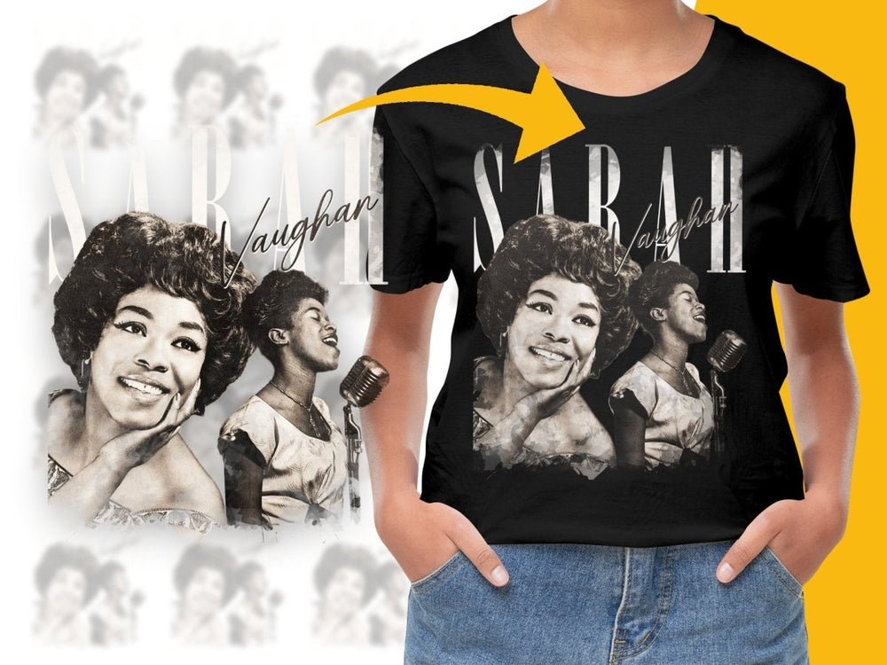 SARAH VAUGHAN Music Homage PNG File - Teepew