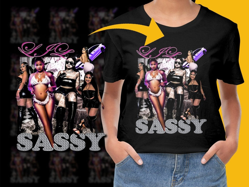 Sassy LJ Music Artist Graphic Unique Design PNG File - Teepew