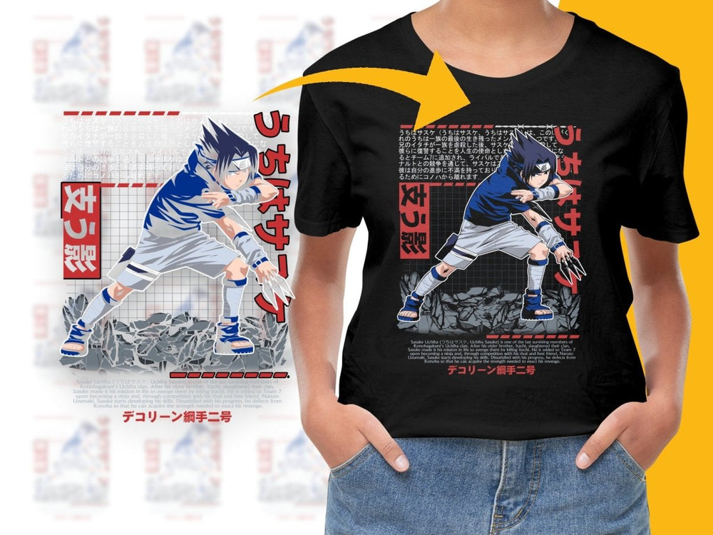 Sasuke Uchiha Dynamic Anime Graphic PNG File - Teepew