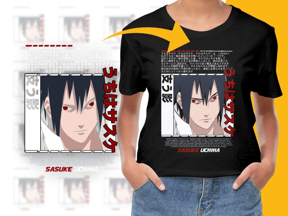 Sasuke Uchiha Graphic Anime PNG File - Teepew