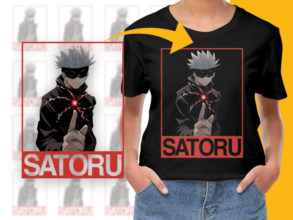 Satoru Anime Character PNG Digital Download Art Digital - Teepew