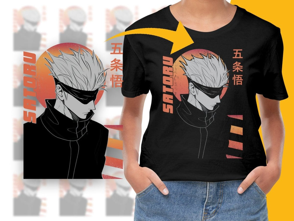 Satoru Gojo Anime Art PNG File Digital - Teepew