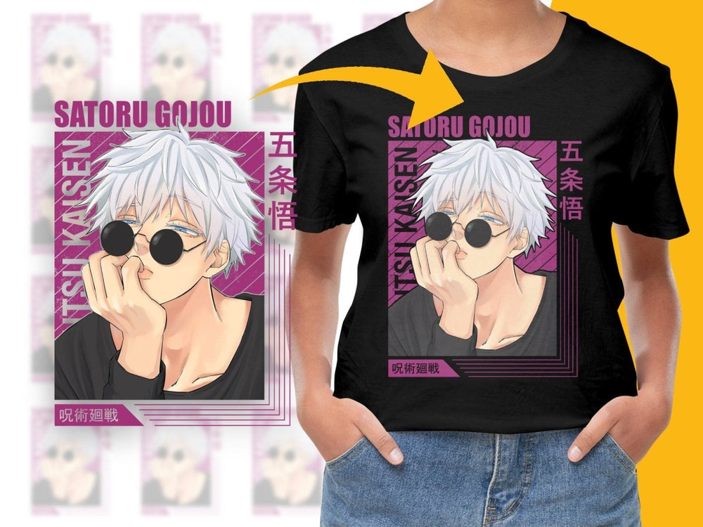 Satoru Gojo Jujutsu Kaisen Anime 300 DPI PNG Digital - Teepew