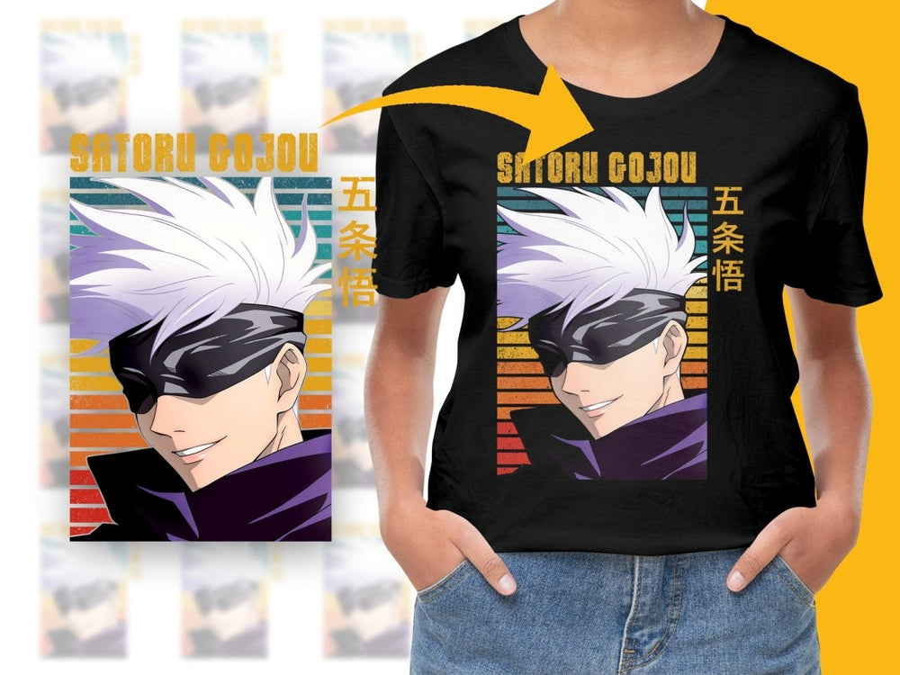 Satoru Gojou Anime Character PNG Digital Download - Teepew