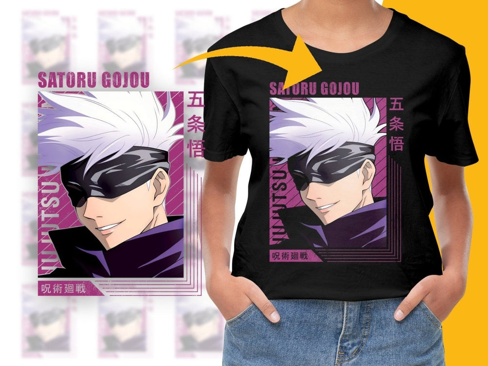 Satoru Gojou Anime Character PNG File - Teepew