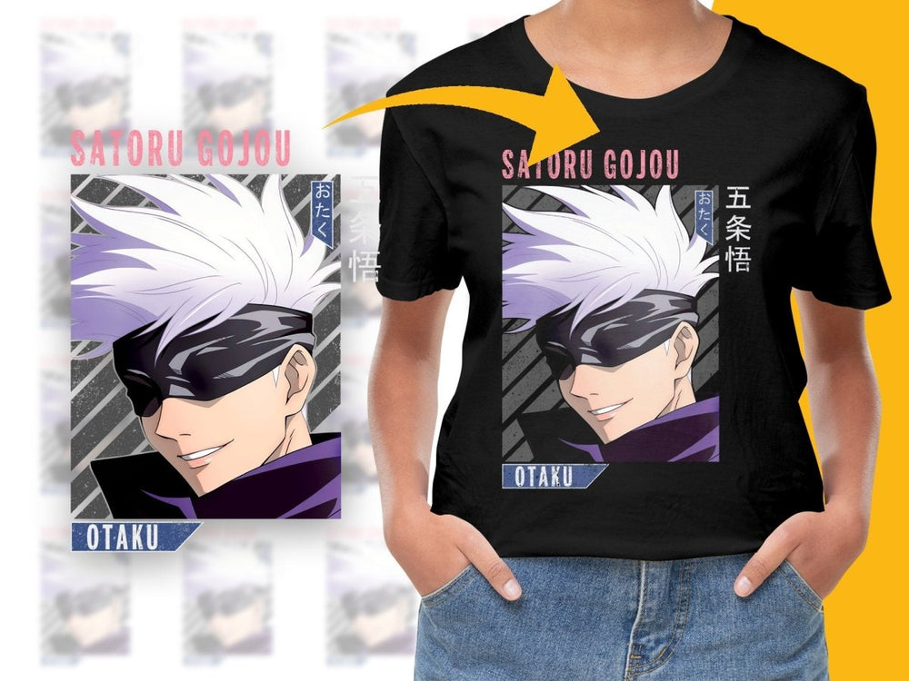 Satoru Gojou Anime Character PNG File Digital - Teepew