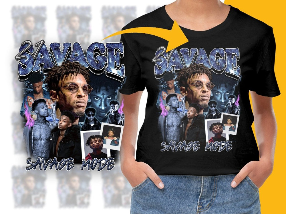 Savage Mode 21 Savage Bootleg PNG File - Teepew