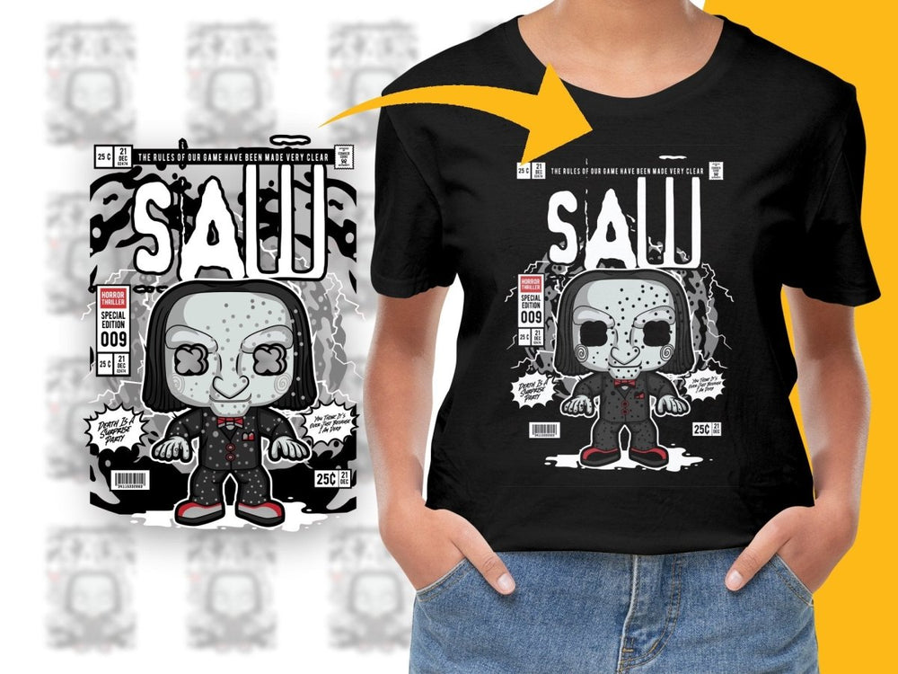 Saw Billy Popculture PNG File - Teepew