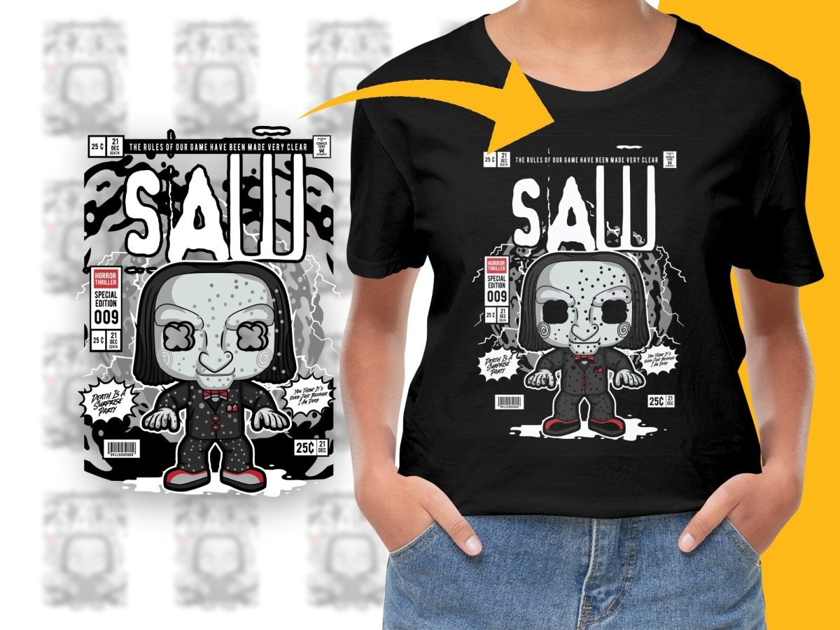 Saw Billy Popculture PNG File - Teepew