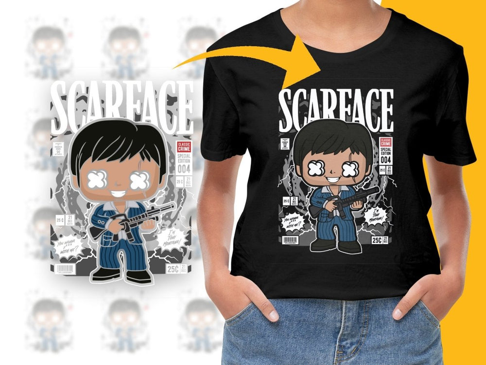 Scarface Tony Montana Popculture PNG File - Teepew