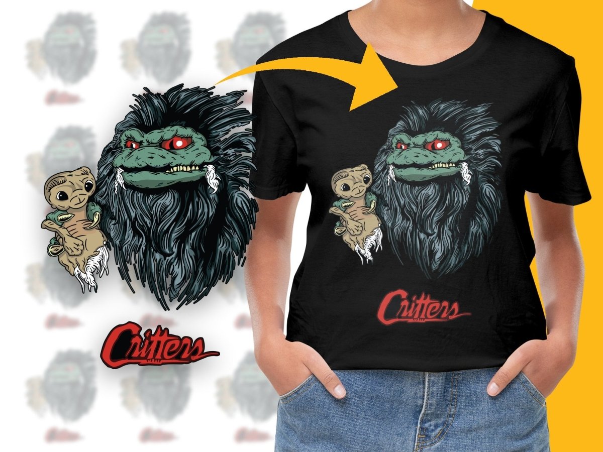 Sci - Fi Monster Holding Alien Critters PNG File - Teepew