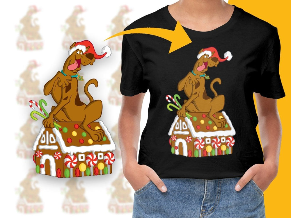 Scooby Doo Christmas Gingerbread House Graphic PNG File - Teepew