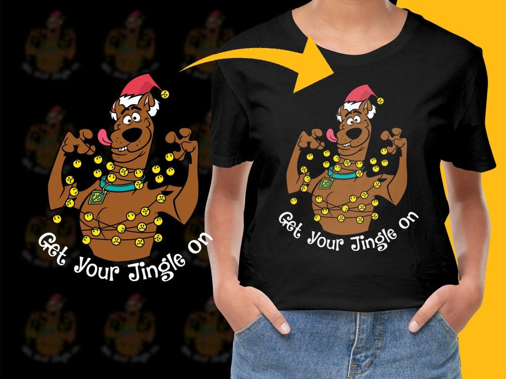 Scooby - Doo Christmas Lights Festive Holiday PNG File - Teepew