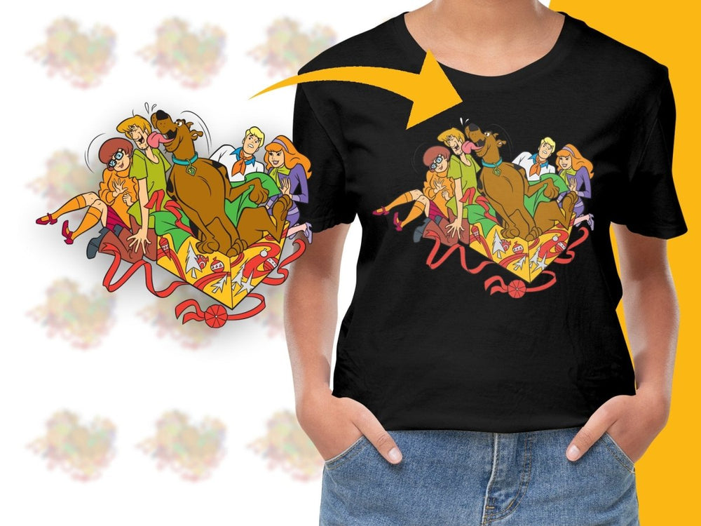 Scooby - Doo Christmas Present Graphic PNG File - Teepew