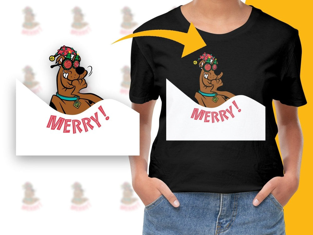 Scooby - Doo Merry Christmas Funny Graphic PNG File - Teepew