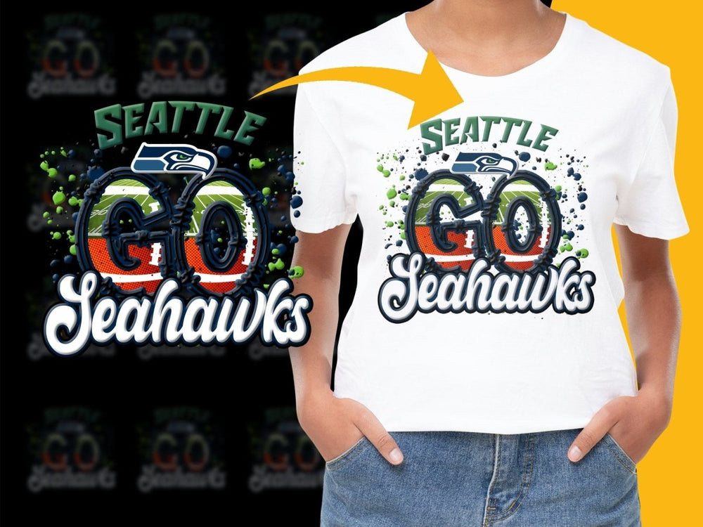 Seattle Go Seahawks Graphic PNG File - Teepew